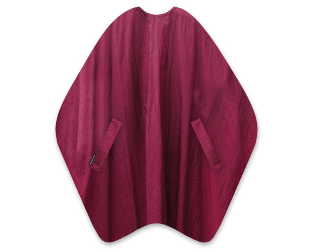 Schneideumhang classic in burgundy.