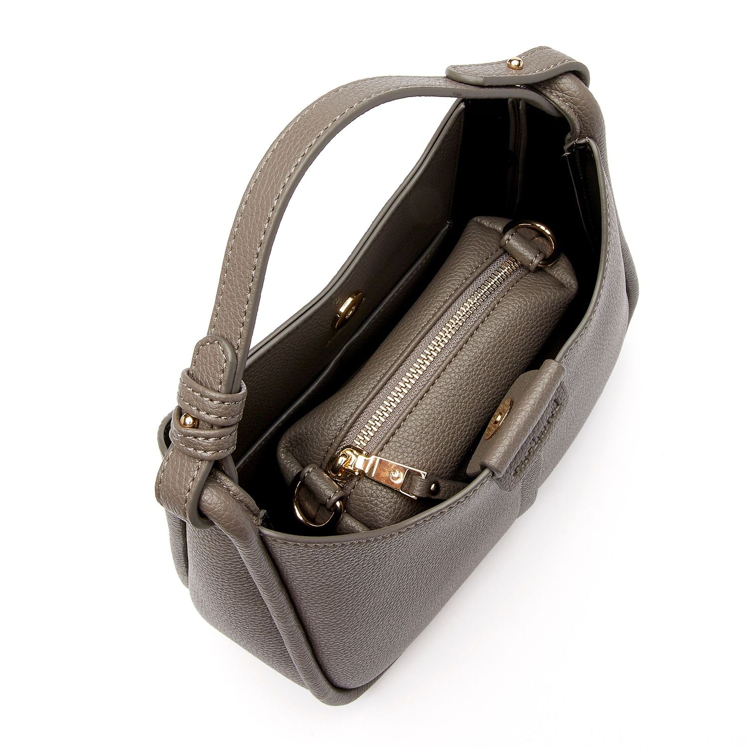 Cacharel Tasche grau Ansicht oben 