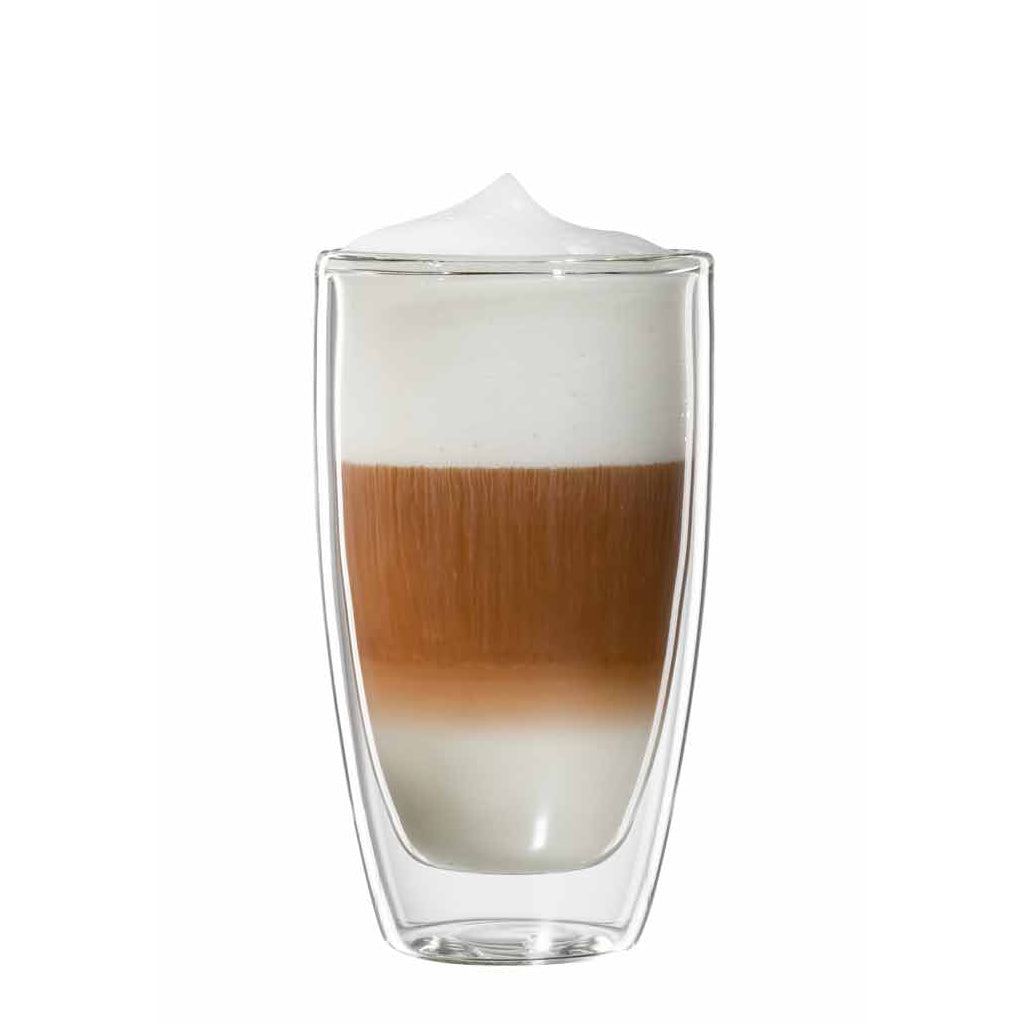 Latte Macchiato Glas Serviervorschlag